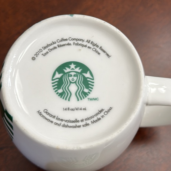 2 Starbucks Coffee Mugs Curved Siren Logo - Picture 7 of 7